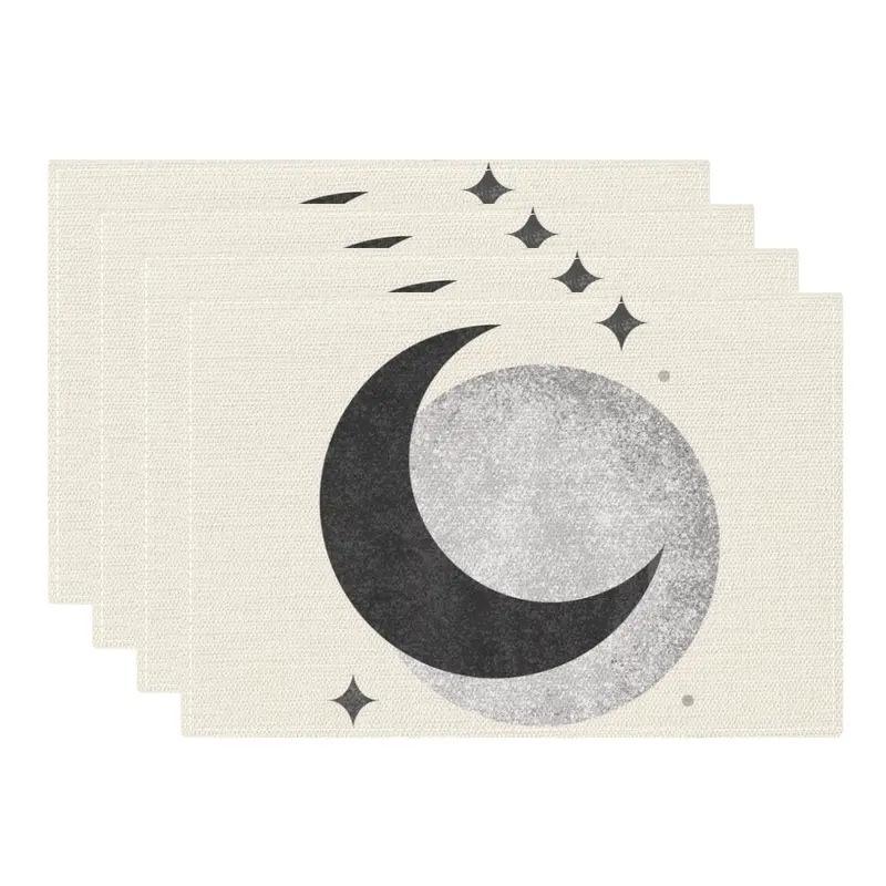 Classic Collection Linen Placemat for Dining Table - Heat Insulation Pad for Living Room and Restaurant Decor