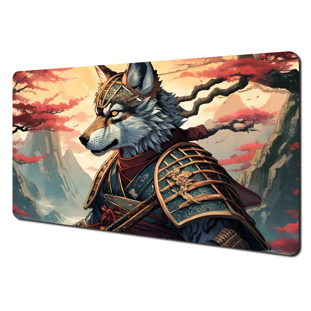 AntiSlip Stain Proof PTCG PlaymatRamen Art Card Game Mat Durable Gaming Desk Pad for Players