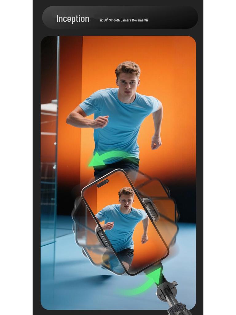 Q33 Selfie-Stick-Stabilisator: Anti-Wackeln, Ein-Tasten-Inception, Kein Debugging Erforderlich, Fülllicht Enthalten.