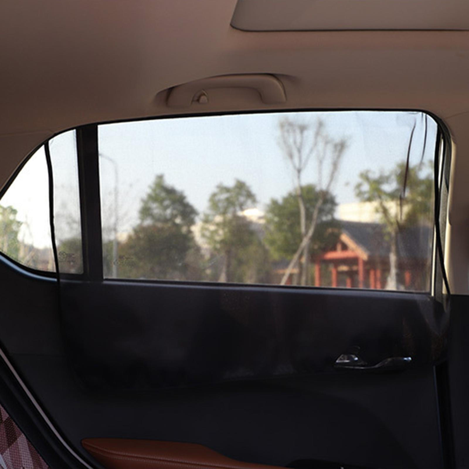 

Car Window Curtain Sun Shade Privacy Travel Protection Universal Mesh 1x Rectangle