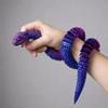 3D Creative Printed Toys Snake Model Sensory Toys Desktop Ornament 3D Printed Snake Desktop Articulated Snake Collectibles