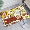1pc Curious George (6) Design Area Rug - Non-Slip, Soft & Cozy Floor Mat for Living Room, Bedroom, Office - Indoor/Outdoor Decorative Carpet