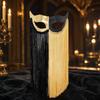 Lightweight Half-Face Masquerade Mask Elegant with Fringe