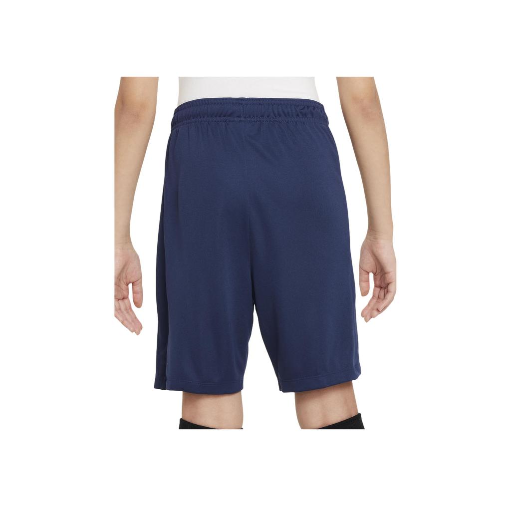 Nike Solid Color Fashion Versatile Shorts Kids Shorts Navy-Blue FQ0052-410