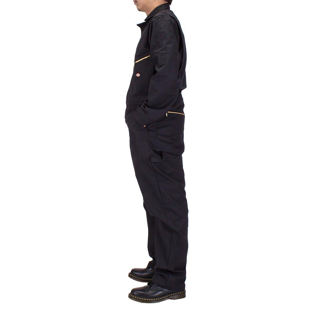 Dickies Deluxe Blended Coverall 48799, Men's Long Sleeve Workwear, Black (BK), Parallel Import