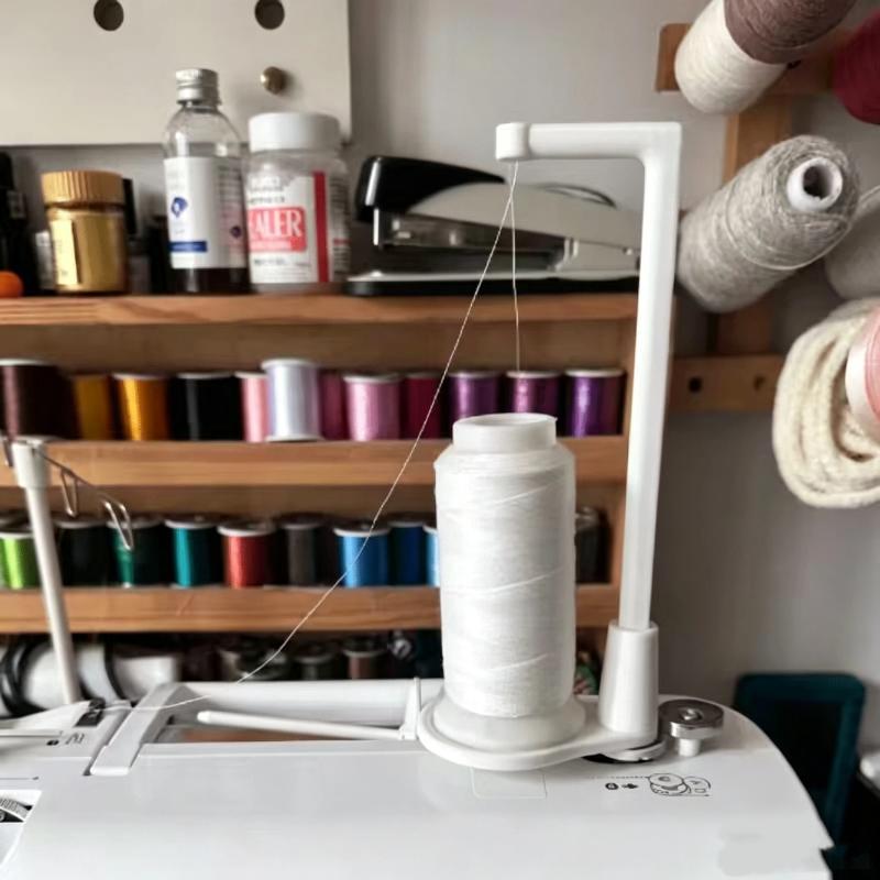 Sewing Machine Thread Spool Holder Single Stand Non-slip Bottom Universal Fit for Most Household Sewing Machines DIY Sewing Use