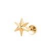 Six Pointed Star Anodized Plated ASTM F136 Titanium Labret Top Lip Ring Body Piercing Jewelry Helix Earrings
