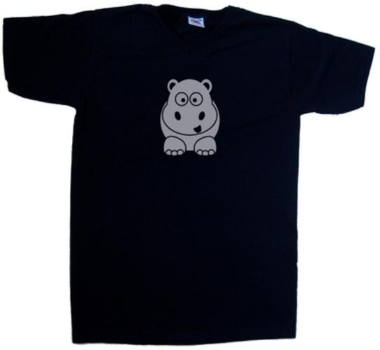 Hippo V-Neck T-Shirt