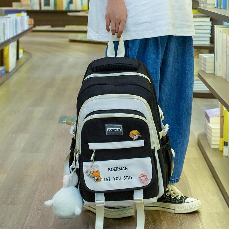 Schoolbag1011 New Female Junior High School Students Schoolbag Primary School Students Third To Sixth Grades Backpack Mori Large-capacity Multi-layer