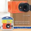 4Pcs Adjustable Door Lock Drilling Kit Featuring Reinforced Plastic Guide for Easy Installation Standard Size