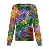 Women's Casual Long Sleeve Single Breasted Printed Dry- Top