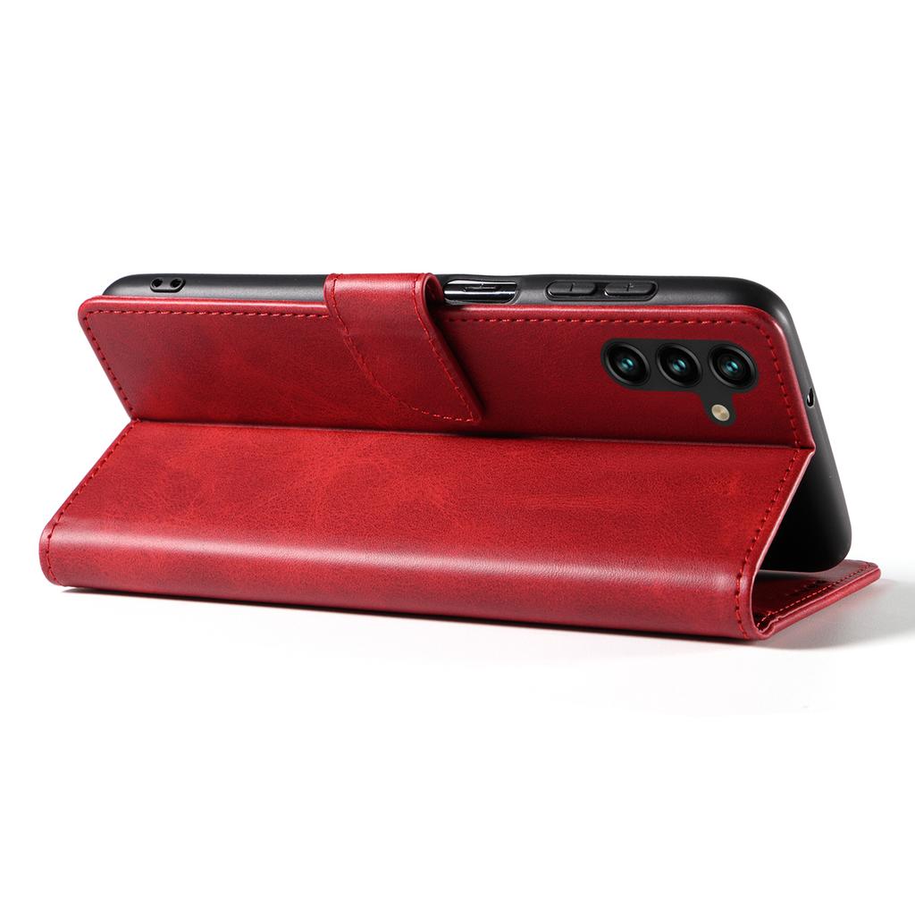 For Samsung Galaxy S23 FE Magnetic Case Leather Stand Phone Protector with Card Slots
