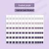 Gradient Index Tabs: Transparent Sticky Notes with Writable Labels and Strong Adhesive