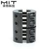 MIT Steel Couplings,Separate Type Bolt Fixed Coupler,High Torque Connector,Extended Clutch, Servo Clamp Shaft Joint Dia6/8/10/12