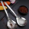 Stainless Steel Skimmer Spoon with Handle - Durable, Heat-Resistant Colander for Efficient Cooking & Draining