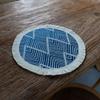 Insulation Coaster Woven Round Retro Insulation Mat Storage Mat Home Decoration Dining Table Cloth Placemat