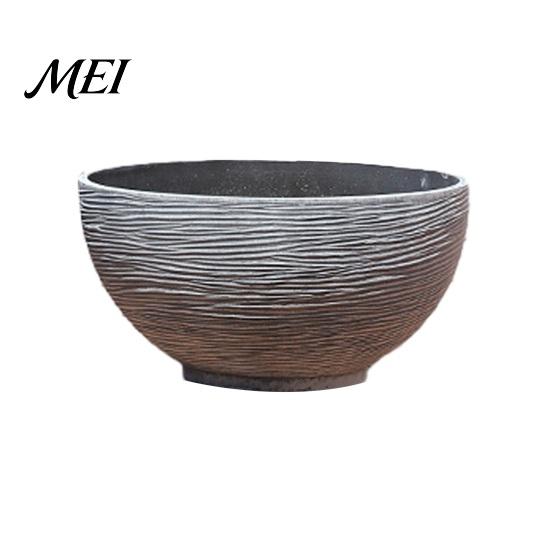 Porch Decoration Planter Plant Pot with Drainage, Resin for Indoor Outdoor Flowerpot Plants, Medium Flower Pots Patio, Balcony Garden Decor Decorative