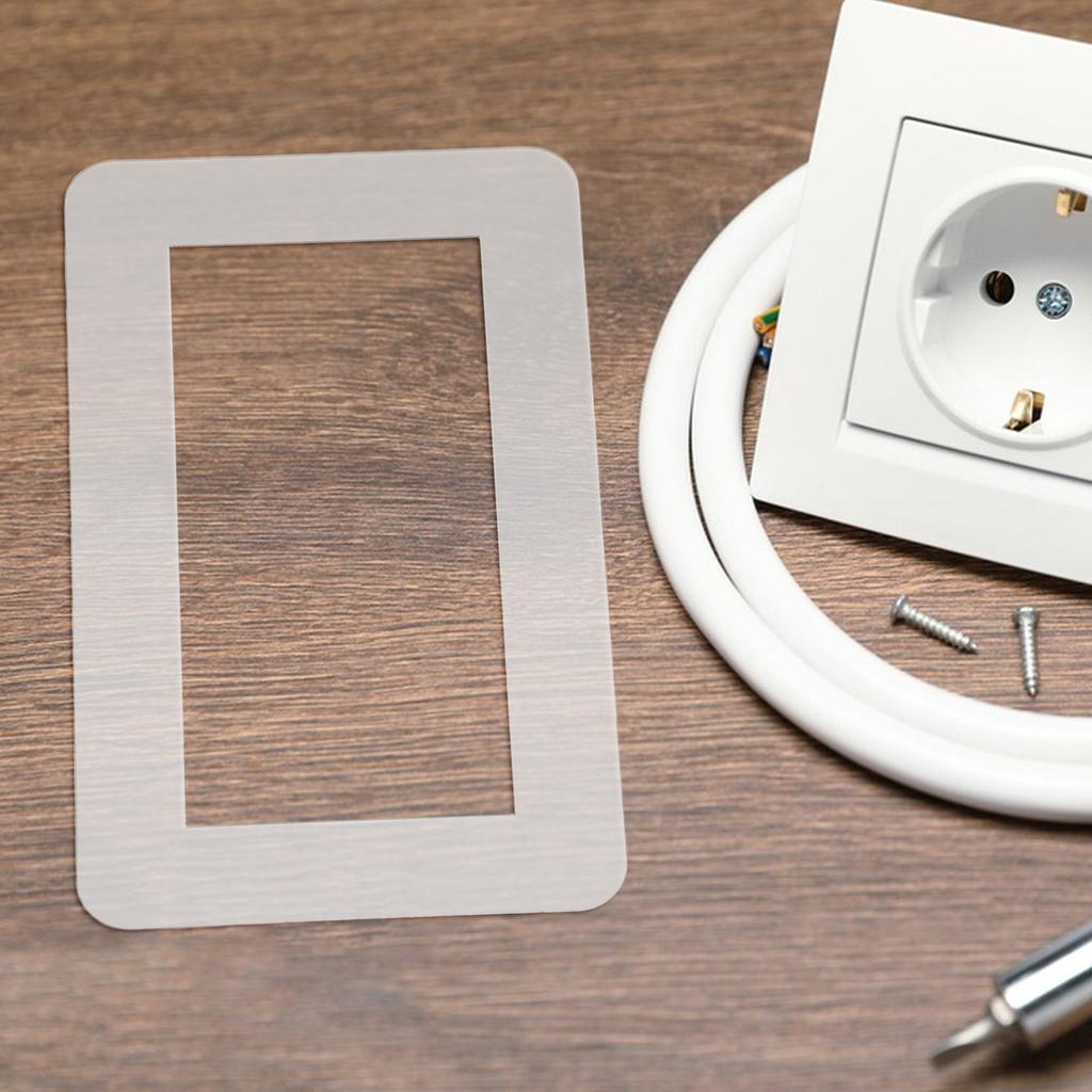 Adesivo Decorativo per Interruttore della Luce Paraspigoli Acrilico Copri Prese Elettriche da Parete per Bordo di Sicurezza Spesso Moderno Soggiorno