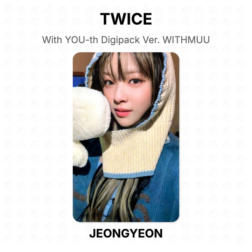 Twice With YOU-th Digipack Ver. WITHMUU Official Photocard