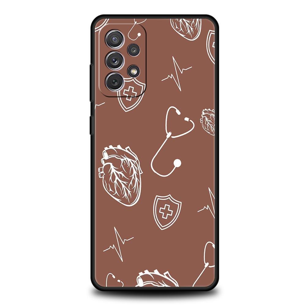Doctor Nurse Medical Medicine Case for Samsung A51 A71 A21S A12 A15 A25 A31 A41 A23 A33 A53 A73 A05S A13 5G A35 A55 Cover
