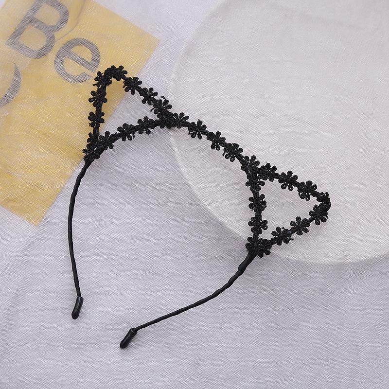 Popular Erotic Lingerie Set with Cute Cat Ear Headband and Catwoman Jewelry for Christmas Parties