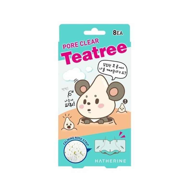 HATHERINE Pore Clear Tea Tree Nose Pack (8 sheets) 001_Pore Clear Tea Tree Nose Pack (8 sheets)