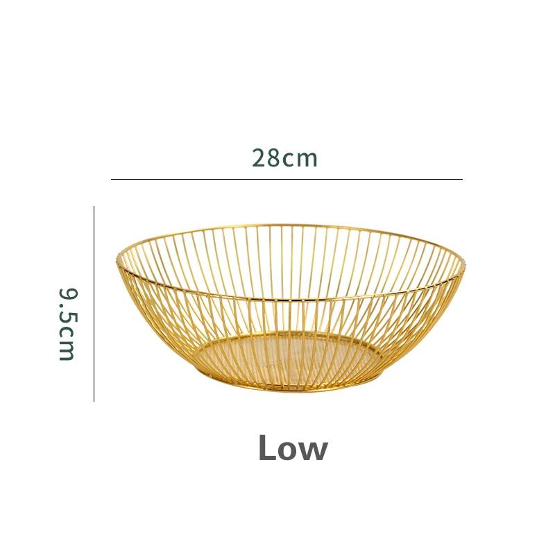 Bol cu fructe suport pentru tort Farfurii veselă Vase Farfurie pentru gustări Coș cu fructe din fier Farfurie creativă pentru fructe Coș de depozitare pentru gustări și bomboane