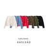 Kaslead New Arrival Women's Clothing Fashion Style Stylish Simple and Versatile Casual Thick Needle Button Decoration Long Sleeves Outwear