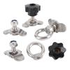 L Track Double Lug Threaded Stud Nut Kit Stainless Steel L Track Threaded Stud Fitting for Truck Bed Pickup RV ATV