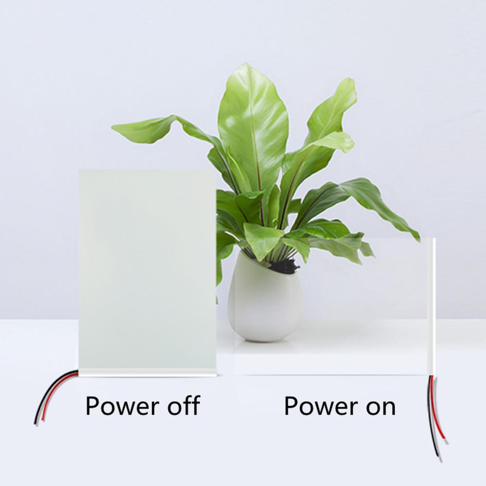 21*30cm A4 Muster Maßgeschneiderte Smart Film Smart Fensterfolie Magische PDLC Folie Fensterglas Elektrisch schaltbare Tönung Dimmfolie