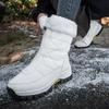 35–42 Damen-High-Top-Baumwollschuhe, große, rutschfeste, wasserdichte Damen-Schneestiefel für den Außenbereich