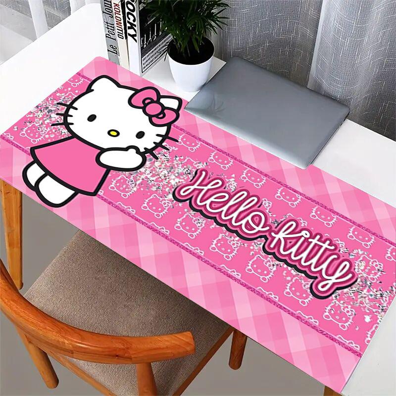 1pc Hello Kitty Pink Background Computer Pad with Vibrant Print, Mouse Pads for Desk 161