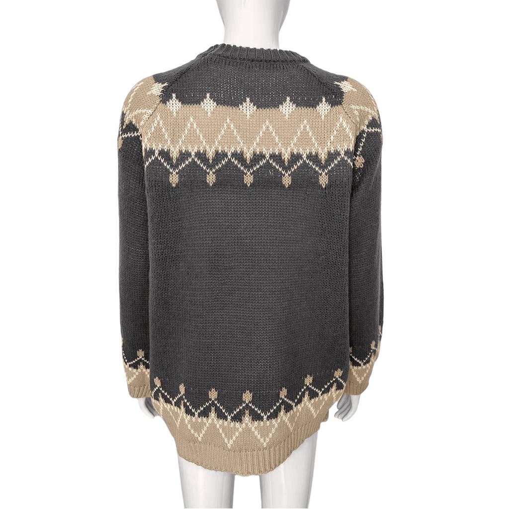 Women's Winter Casual Loose Mohair Chunky Knit Sweater