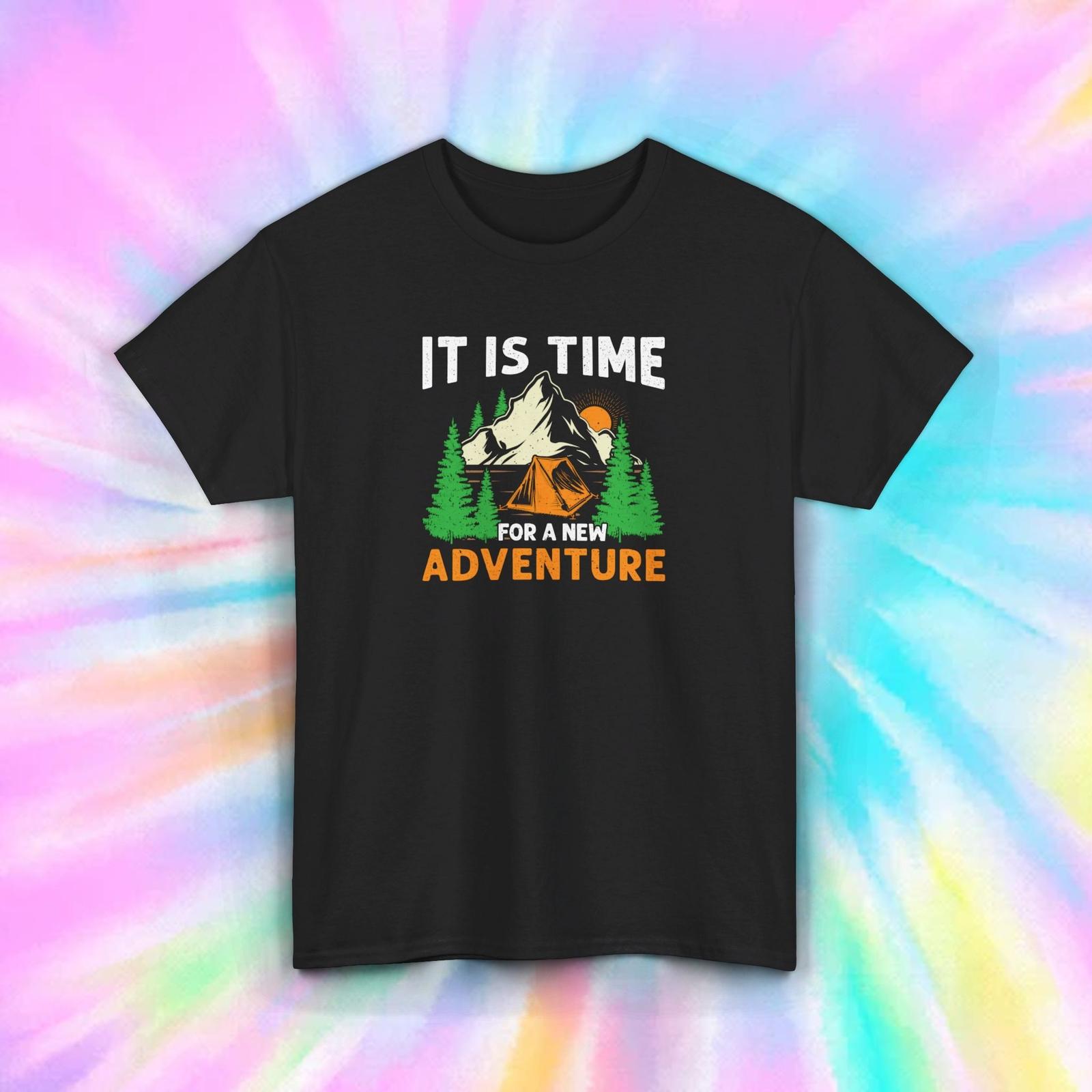 New Adventure Camping T-Shirt | Hiking Mountain Tent Outdoor Graphic Tee XXXXL