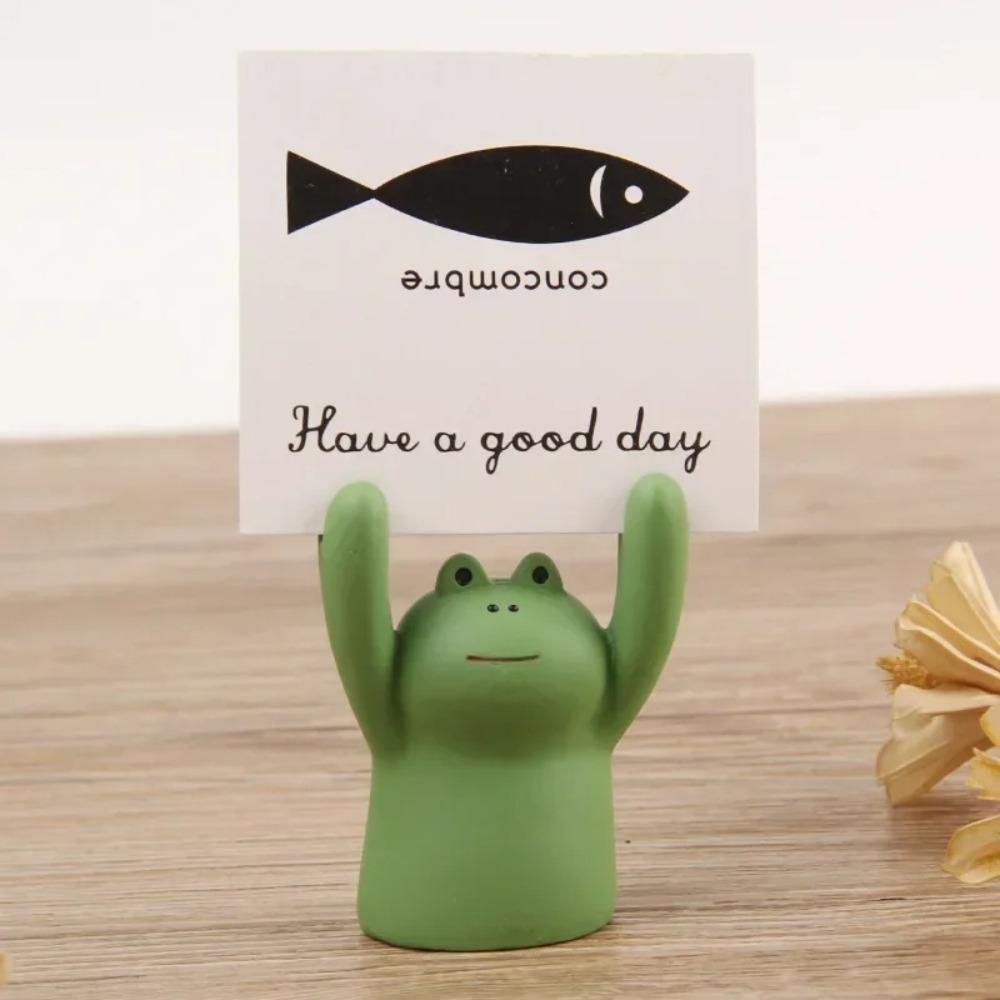 Mini Cute Photocards Holder Decorations Display Stand New Creative Cartoon Card Holder