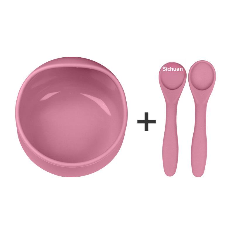 Children's Silicone Suction Meal Tray & Bowl Set