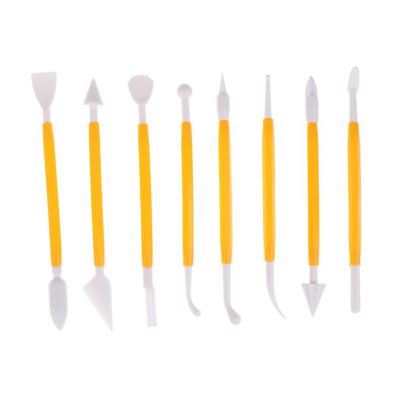 8/14Pcs Plastic Clay Sculpting Set Polyform Sculpey Set Polymer Modeling Clay Tools