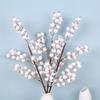 58cm White Artificial Berry Bouquet Christmas Decoration Fake Plant for Home Decor Xmas Tree Navidad New Year 2026 DIY Ornaments