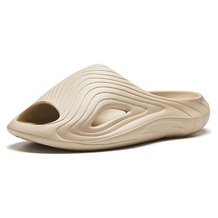 Anta Dolphin Platform Sports Slippers Men's Light Brown 912428538-2