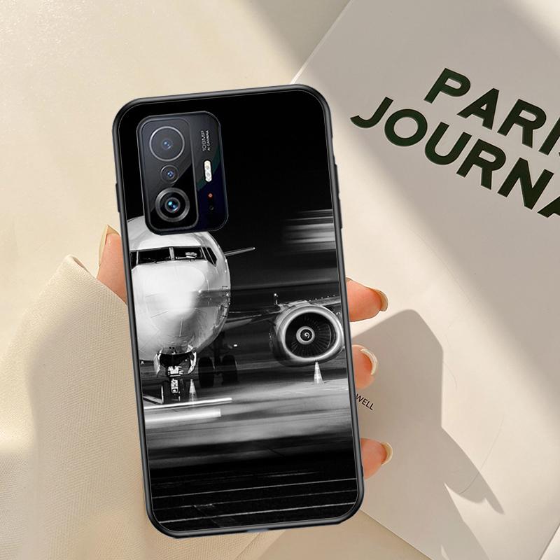 Airplane Aircraft Fundas For POCO F3 X3 GT M3 M4 POCO X3 X4 Pro Case For Xiaomi Mi 11 Lite 12 11T Pro Cover