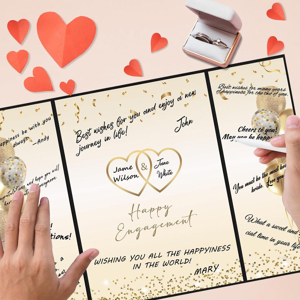 Retirement Party Decorations, Retired Guest Book For Men Women Happy Retirement Gifts Signing Card Board For Retirement Farewell Party Supplies