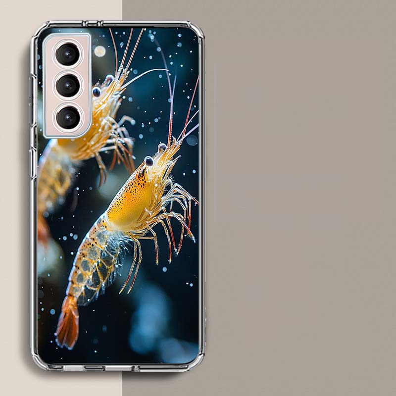 

A Beautiful and Unique Look at a Common Shrimp Phone Case For Samsung Galaxy S25 Edge S24 S23 FE S21 S20 S10 Plus S22 S26 Ultra Samsung S25 Ultra