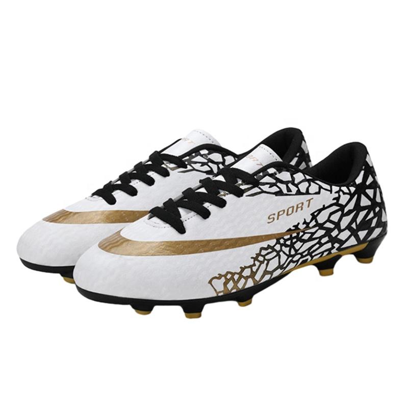 Stylish Comfortable Lightweight Outdoor Lace-up Professional Football Shoes Children's Football Shoes