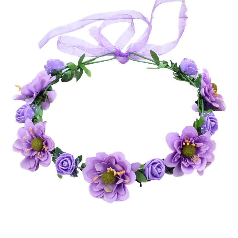 Boho Blumen-Haarband für Bräute & Kinder - Reise- & Auftritts-Accessoire