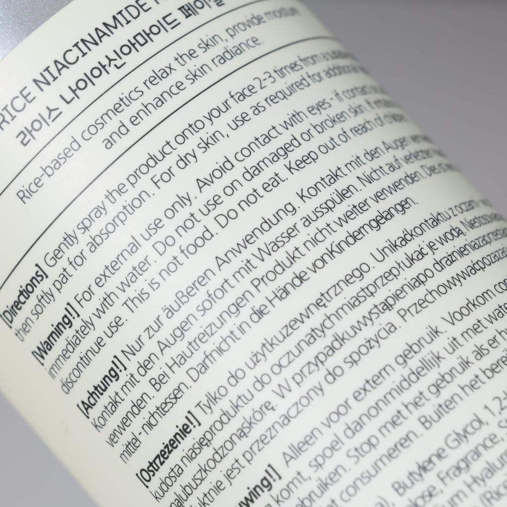 Bonnyhill Rice Niacinamide Facial Mist 200ml