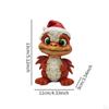Christmas Mini Figurine Dragon Decor Creative Decoration Party Favors Fillers Table Crafts