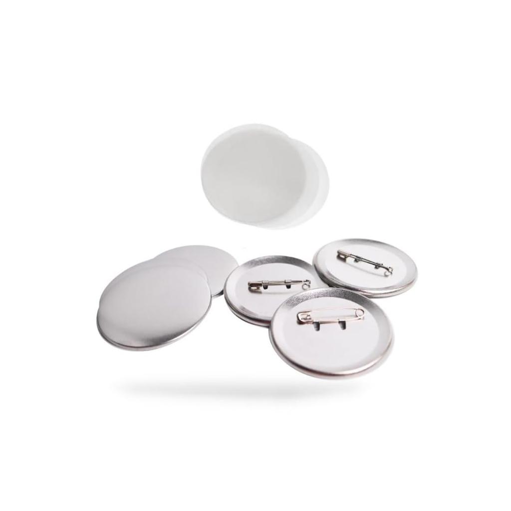 Regis Pro B Badge Parts Set, Safety Pin Type, 58mm (Pack of 100) DIY Materials, Compatible with Badge Machines