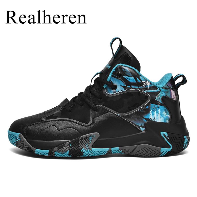 Taglia Grande 48 49 Scarpe da Basket da Uomo Sneakers Alte Tenis Basquete Masculino Basquetbol Zapatillas Baloncesto cm
