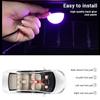 SEAMETAL 7colors Led Car Ambient Foot Light With USB Sound Control Interior Decorative Lamp RGB Atmosphere Light