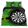 Dart Board Duvet Cover Set,Dartboard Bedding Sets Skin-Friendly Lightning And Flame Comforter Cover Set Full Queen Size